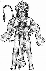 Hanuman Navami Bhagwan Shri 4to40 Opening Lakshman sketch template