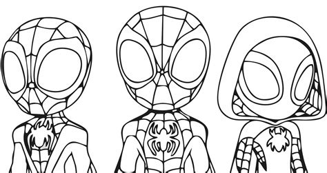 printable spidey coloring pages  kids atoallinks