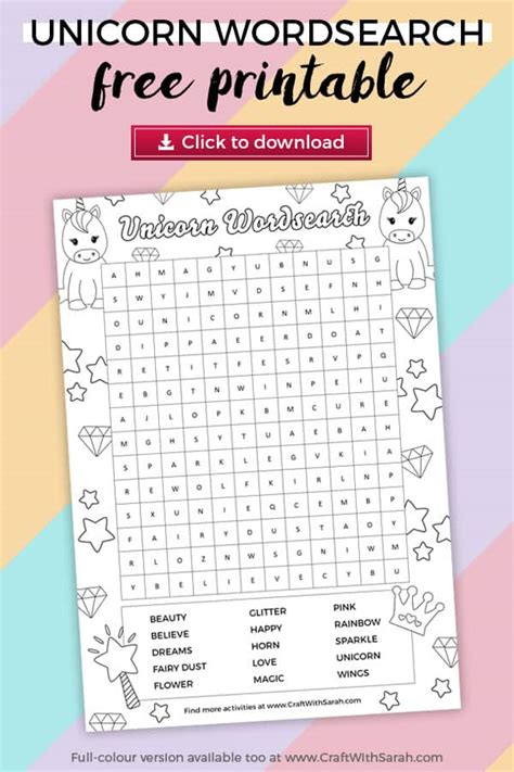 word search to print for kids crossword for kids