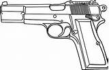 Coloring Gun Pistol Guns Pages Halo Designlooter Killed People 391px 72kb 6kb sketch template