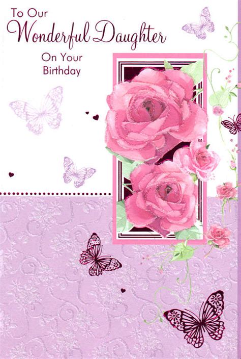 wholesale birthday daughter greeting card