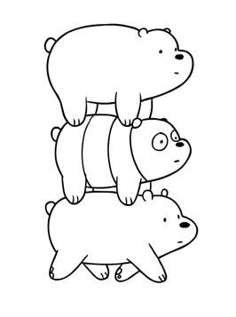 kids  funcom  coloring pages   bare bears
