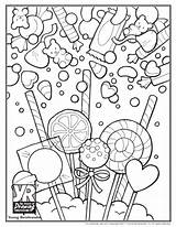 Coloring Pages Candy Sugar Skull Sweet Printable Drawing Print Color Pdf Cute Shop Getcolorings Sheets Christmas Food Shopping Young Popular sketch template