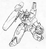 Galvatron Transformers sketch template