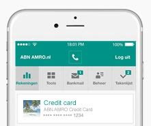 abn amro app laat nu creditcardbetalingen zien