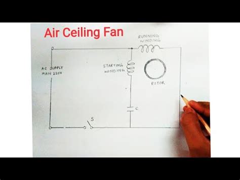 ceiling fan wiring diagram youtube