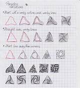 Paradox Tangle Zentangle sketch template