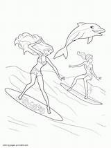 Kolorowanki Surfing Morindia sketch template