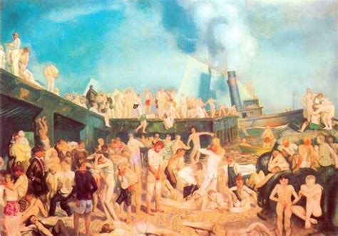 george bellows riverfront  american artists artist george