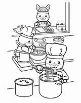 Koken Keuken Kleurplaten Kochen Kuche Animaatjes Statistieken Malvorlage Malvorlagen1001 sketch template