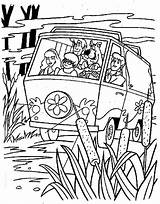 Mystery Machine Coloring Getdrawings Drawing Scooby Doo Pages sketch template
