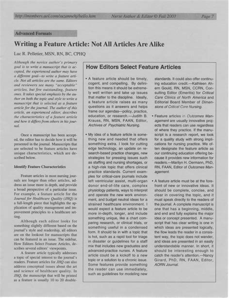 writing  feature article   articles  alike