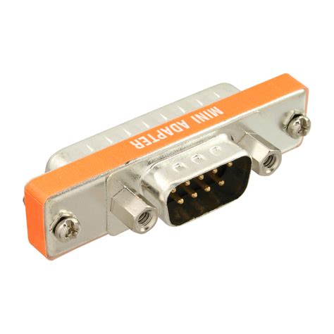 inline® at adapter 9 pin sub d male to 25 pin sub d male short data
