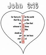 Coloring Valentine Children John 16 Ministry Heart sketch template