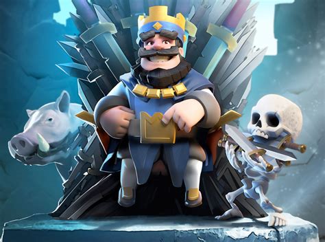 clash royale blue king hd hd games  wallpapers images backgrounds