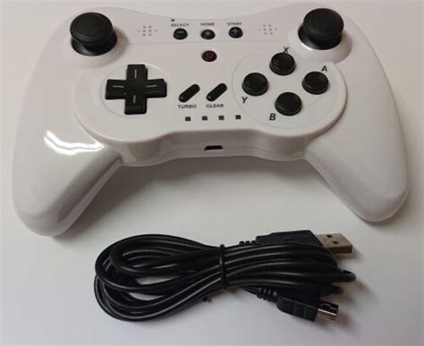 nexilux wireless pro controller gamepad  nintendo wii  white  kroger
