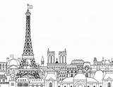 Paris Coloring Colouring Pages Eiffel Tower Adult Silhouette Book Books Adults Amazon Transparent Color Para Background Desenhos France Secret Tour sketch template