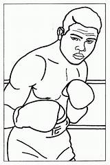Coloring Boxing Boxer Pages Louis Sheet Joe Color Printable Olympic Template Library Clipart Popular Books Categories Similar sketch template