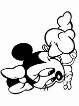 Minnie Mouse Baby Coloring Pages Drawing Printable Print Mickey Recommended Getcolorings Getdrawings Clipartmag Paintingvalley sketch template