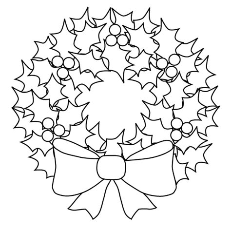 christmas wreath coloring pages wreath ornaments