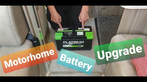motorhome battery upgrade youtube