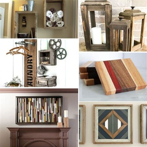 nifty diy scrap wood projects  thrifty home decor