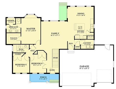 level house plan  option  finish basement ut architectural designs house plans