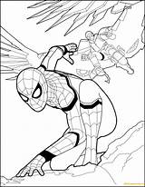 Homecoming Spider Spiderman sketch template