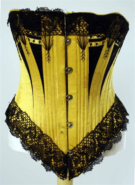 Vintage Corset Corsets And Bustiers Yellow Corset