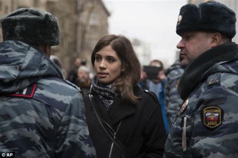 russian police seize pussy riot stars as 100 arrested in protest daily mail online