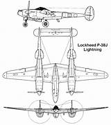 Lockheed 38j Média Externes sketch template