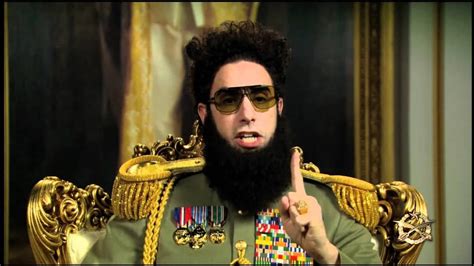 the dictator general aladeen delivers a two minute lesson on democracy