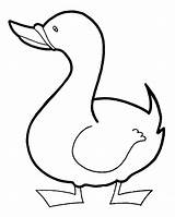 Duck Coloring Cute Pages Duckling Cartoon Clipart Cliparts Drawing Colouring Printable Clip Donald Library Popular Animals sketch template