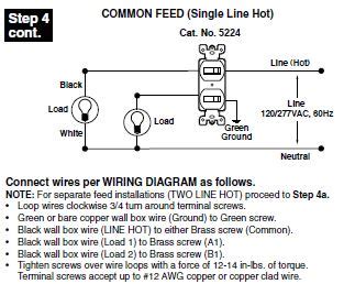 switch wiring diagram leviton