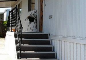 exterior stairs  mobile homes mobile homes ideas