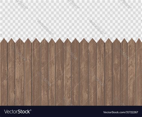wooden blank fence template royalty  vector image