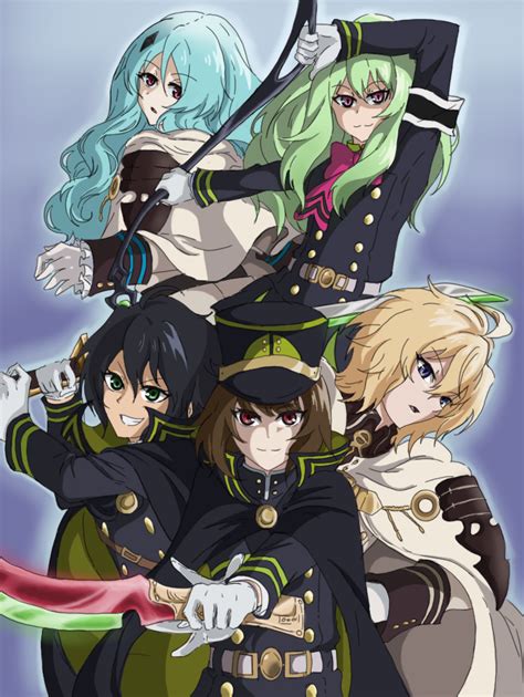 Owari No Seraph Root H 2nd Key Visual Completed By