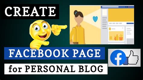create facebook page  personal blogs step  step tutorial howtocreate webjunior