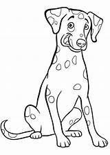Dalmatiner Ausmalbilder Ausmalbild Hund Ausmalen Ausdrucken Malvorlagen Auszudrucken Klicke sketch template