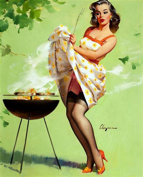 Smoke Screen Vintage Pin Up Girl Painting By Gil Elvgren Fine Art America