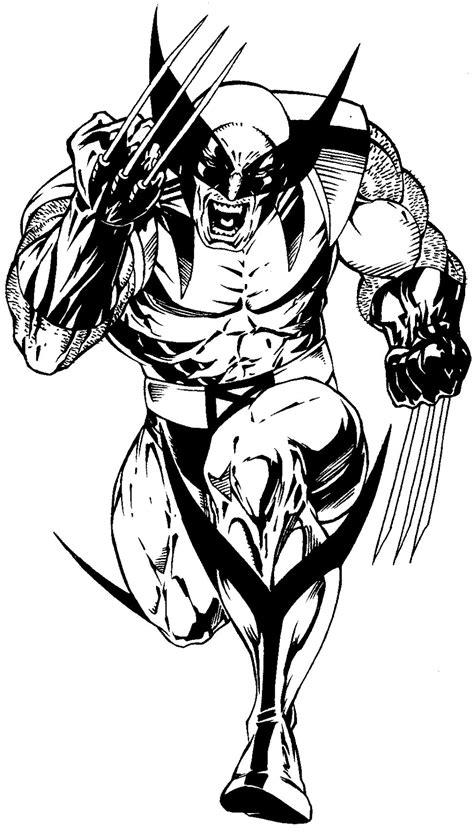 coloring pages  kids  images wolverine logan  coloring