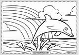Delfines Delfin Saltando Rincon Rincondibujos sketch template