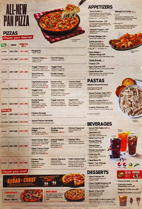 menu  pizza hut bommanahalli bangalore dineout discovery