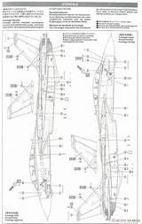Tomcat Grumman F14 14a Fighter Tamiya Jets Airplane sketch template