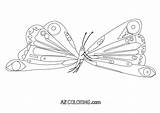 Hungry Caterpillar Very Coloring Pages Clipart Printable Popular Library Books sketch template
