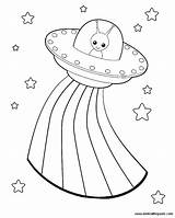 Printable Ufo Ausmalbilder Coloringhome sketch template