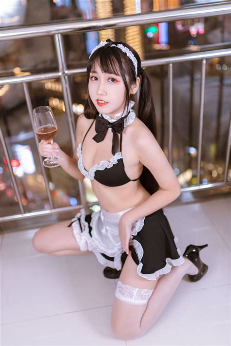 Wallpaper Asian Black Stockings Pantihose Maid Outfit