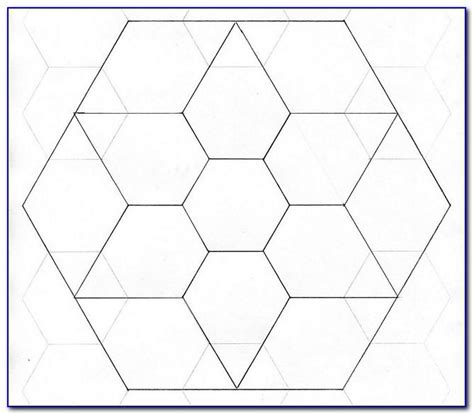 hexagon templates quilting template resume examples evkbddp