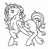 Alicorn Coloring Pages Getcolorings Printable Print Color sketch template