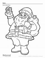 Christmas Printables Coloring Santa Activities sketch template
